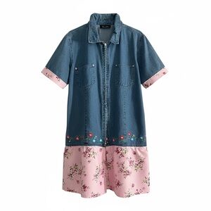 Denim&Co Upcycled Denim Duster